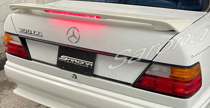 Custom Mercedes E Class  Coupe, Convertible & Sedan Trunk Wing (1984 - 1995) - $245.00 (Part #MB-136-TW)